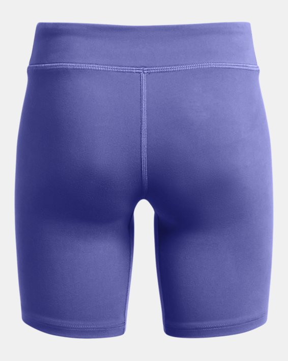Girls' UA Motion Bike Shorts in Purple image number 1